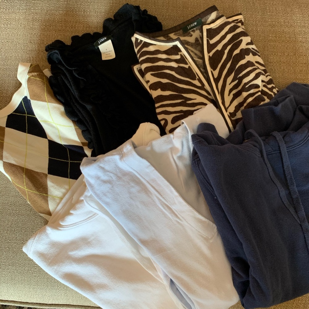 Bundle of J.Crew Cardigans and Sweatshirts
